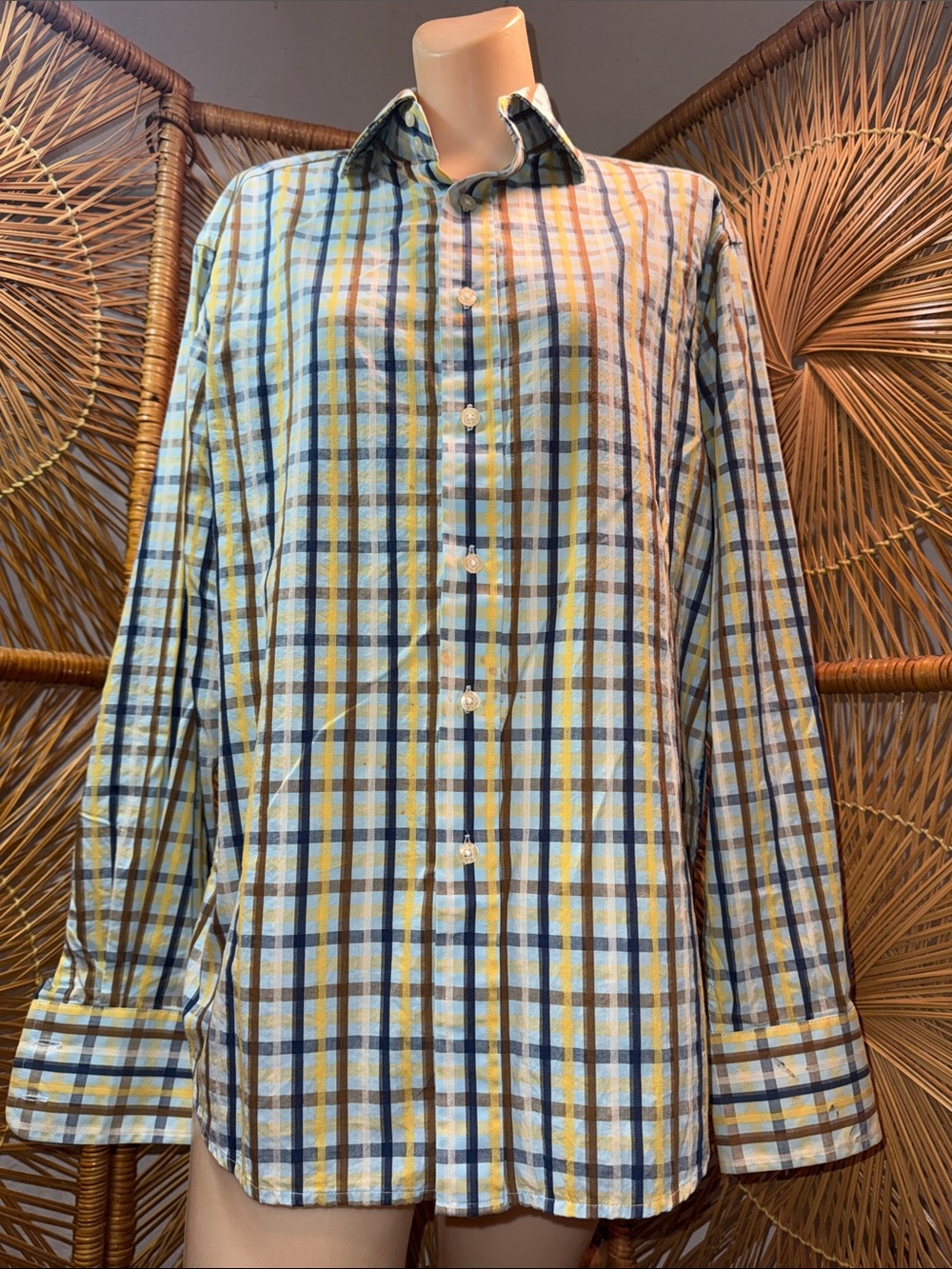 Robert Graham M Plaid Shirt